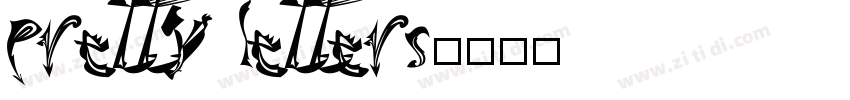 Pretty Letters字体转换